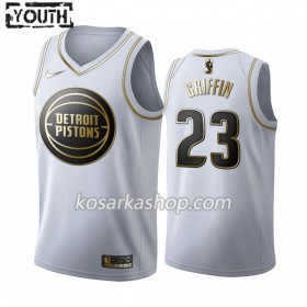 Dres Detroit Pistons Blake Griffin 23 Nike 2019-20 Bijela Golden Edition Swingman - Dječji